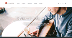 Desktop Screenshot of investor.synacor.com